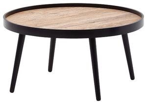KONFERENČNÍ STOLEK, černá, kompozitní dřevo, 76/76/40 cm MID.YOU, Online Only