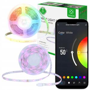 Chytrý LED pásek WiFi 5050 RGBW 24W 5m Woox R5093