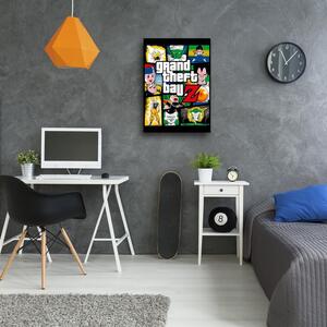 Obraz na plátně Grand Theft Ball Z - DDJVigo Rozměry: 40 x 60 cm