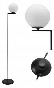 Stojací lampa TOOLIGHT Glamour E27 60 W čirá, černá