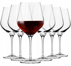 Skleničky na červené víno Krosno Splendour bezbarvé 860 ml 6 ks