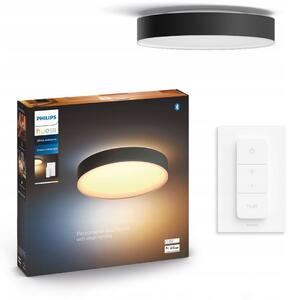 Kulatý Stropní Svítidlo Philips Hue 42,5 x 42,5 cm bílé, černé