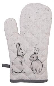 Bavlněná kuchyňská chňapka s králíčky Bunny Buddies – 18x30 cm