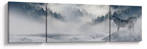 Obraz vlků (170x50 cm)