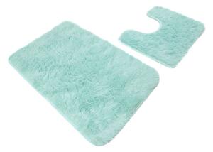 Sada koupelnových koberečků SILK MR-104 2PC mátová