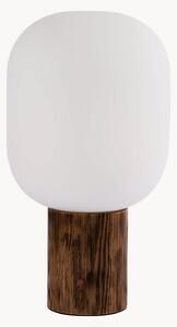 Stolní lampa z dubového dřeva Skene