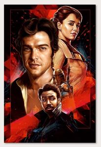 Obraz na plátně Star Wars, Mandalorian a jiné postavy - Dmitry Belov Rozměry: 40 x 60 cm