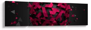 Obraz 3D abstrakce (170x50 cm)
