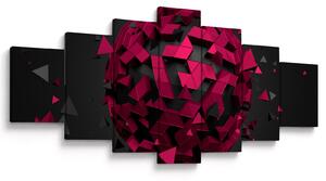 Obraz 3D abstrakce (210x100 cm)