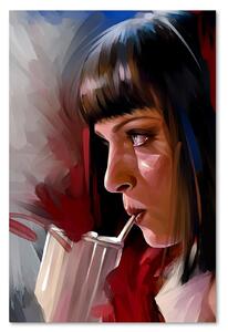Obraz na plátně Pulp Fiction, Uma Thurman - Dmitry Belov Rozměry: 40 x 60 cm