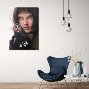 Obraz na plátně Leon, Jean Reno a Natalie Portman - Dmitry Belov Rozměry: 40 x 60 cm