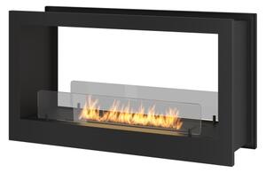 InFire - Vestavěný BIO krb 90x50 cm 3kW oboustranný