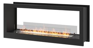 InFire - Vestavěný BIO krb 120x50 cm 3kW oboustranný