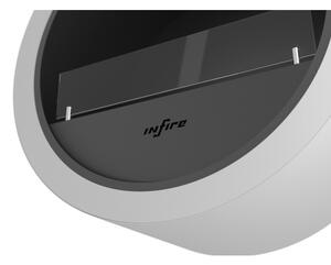InFire - Nástěnný BIO krb pr. 70 cm 3kW bílá
