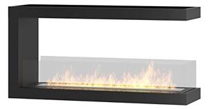InFire - Rohový BIO krb 100x50 cm 3kW oboustranný