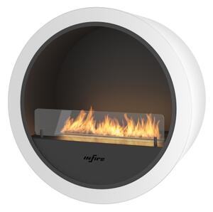 InFire - Nástěnný BIO krb pr. 70 cm 3kW bílá