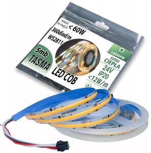LED pásek 5m LED-ONE teplá bílá IP20 24V 90W