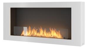 InFire - Nástěnný BIO krb 120x56 cm 3kW bílá