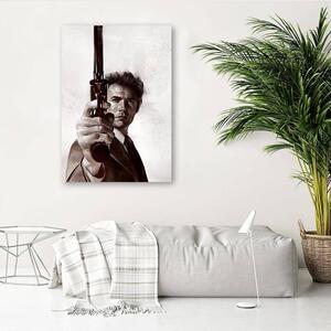 Obraz na plátně Drsný Harry, Clint Eastwood - Dmitry Belov Rozměry: 40 x 60 cm