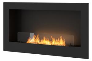 InFire - Vestavěný BIO krb 90x50 cm 3kW černá