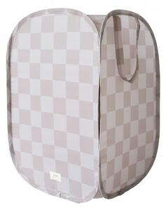 3 Sprouts Koš na prádlo a hračky Pop-up Checkerboard Beige