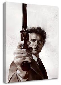 Obraz na plátně Drsný Harry, Clint Eastwood - Dmitry Belov Rozměry: 40 x 60 cm