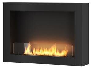 InFire - Nástěnný BIO krb 80x56 cm 3kW černá