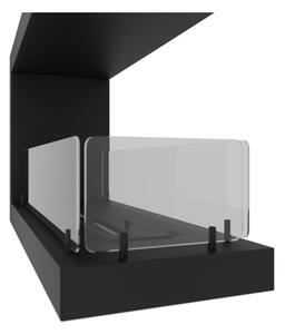 InFire - Rohový BIO krb 80x50 cm 3kW oboustranný