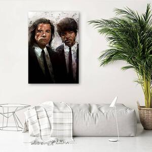 Obraz na plátně Pulp Fiction, Vincent a Jules - Dmitry Belov Rozměry: 40 x 60 cm