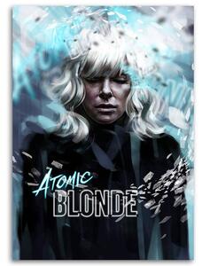 Obraz na plátně Atomic Blonde, Charlize Theron - Dmitry Belov Rozměry: 40 x 60 cm