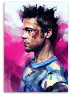 Obraz na plátně Klub rváčů, Brad Pitt alias Tyler Durden - Dmitry Belov Rozměry: 40 x 60 cm
