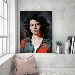 Obraz na plátně Vetřelec, portrét Ellen Ripleyové - Dmitry Belov Rozměry: 40 x 60 cm