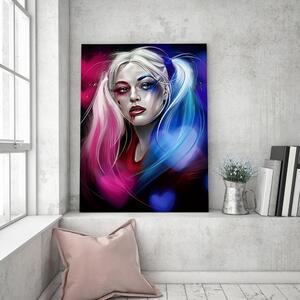Obraz na plátně Portrét Harley Quinn - Dmitry Belov Rozměry: 40 x 60 cm