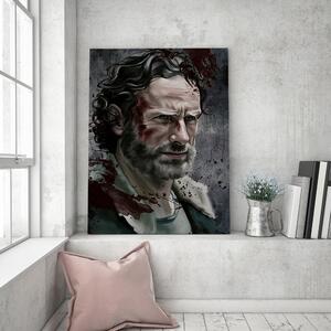 Obraz na plátně Živí mrtví, portrét Ricka Grimese - Dmitry Belov Rozměry: 40 x 60 cm