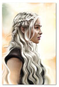Obraz na plátně Hra o trůny, portrét Daenerys Targaryen - Dmitry Belov Rozměry: 40 x 60 cm
