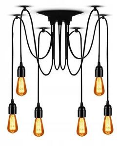 ZÁVĚSNÉ STROPNÍ SVÍTIDLO Lustr Pavouk 6 E27 LED