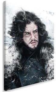 Obraz na plátně Hra o trůny, portrét Jon Snow - Dmitry Belov Rozměry: 40 x 60 cm