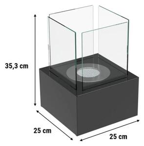 Kratki TANGO2/CZARNY/TUV - BIO krb TANGO2 35,3x25 cm 1kW černá