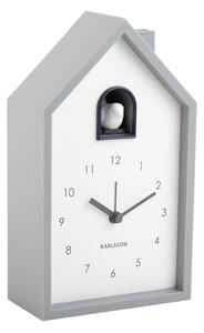 Nástěnné hodiny Karlsson šedé 12 cm