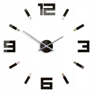 Nástěnné hodiny ModernClock černé 75 cm