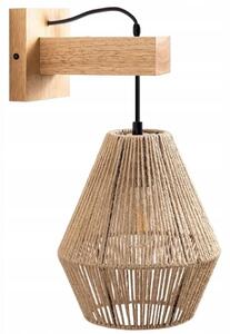 Nástěnné svítidlo TOOLIGHT béžové, hnědé E27 60 W
