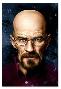 Obraz na plátně Portrét Breaking Bad: Walter - Dmitry Belov Rozměry: 40 x 60 cm