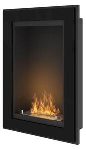 InFire - Vestavěný BIO krb 79x55 cm 3kW černá