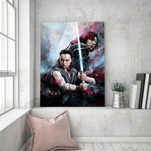 Obraz na plátně Star Wars, Poslední Jediové - Dmitry Belov Rozměry: 40 x 60 cm