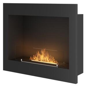 InFire - Vestavěný BIO krb 49x60 cm 3kW černá