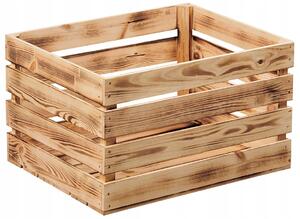 Dekorativní dřevěná bedýnka, borový box, 47 x 36 cm, Kesper
