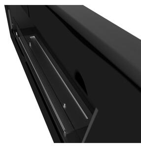 InFire - Rohový BIO krb 45x120 cm 3kW černá