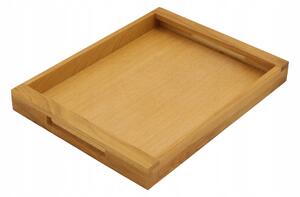 Dřevěný servírovací tác, číšnický tác 45x35 cm - dubový