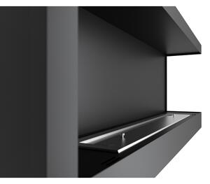 InFire - Rohový BIO krb 45x120 cm 3kW černá