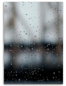 Obraz na plátně Kapky deště na okně - Dmitry Belov Rozměry: 40 x 60 cm
